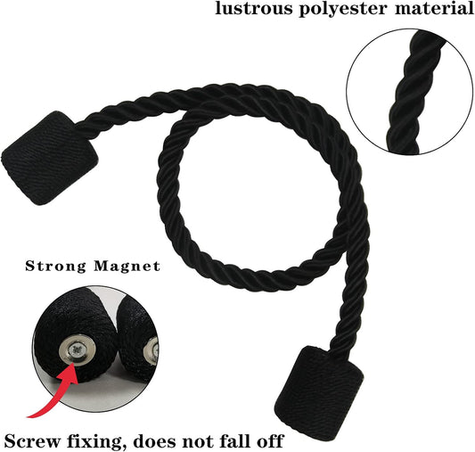 Magnetic Curtain Tiebacks Holdbacks Decorative Tie Backs for Windows Porlau