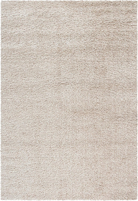 SAFAVIEH California Shag Collection Area Rug - 6'7" x 9'6", Beige, Non-Shedding & Easy to Clean, Ultra Plush Thick Pile, Ideal for Living Room, Bedroom, Dining Space (SG151-1313)