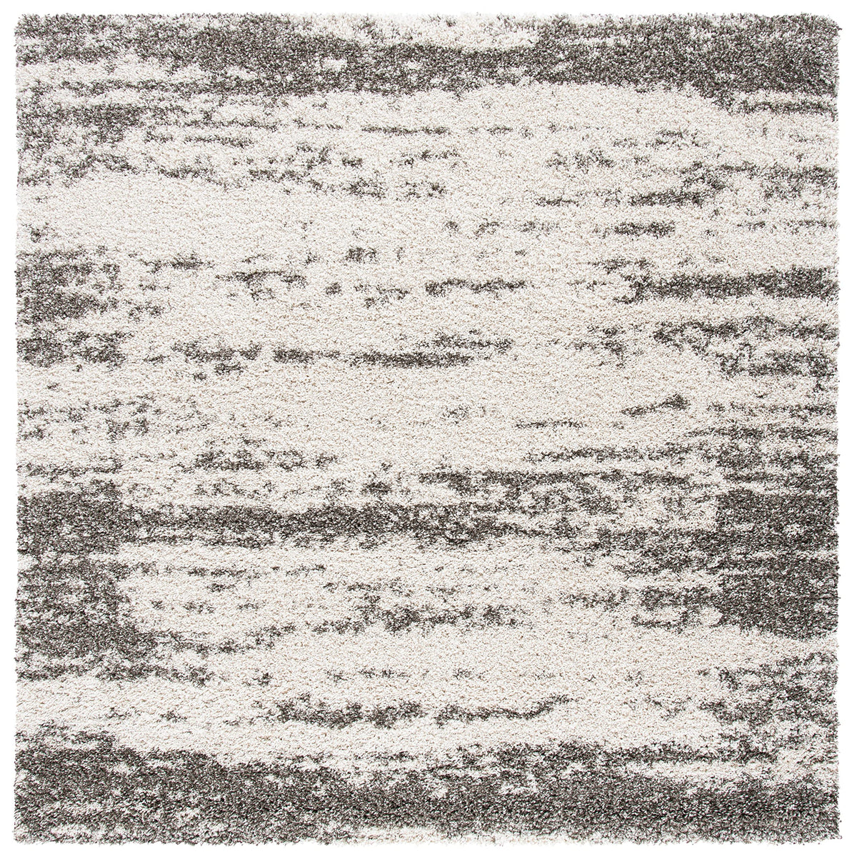 SAFAVIEH Hudson Shag Rug 8x10, Plush Large Ivory & Grey SGH203A