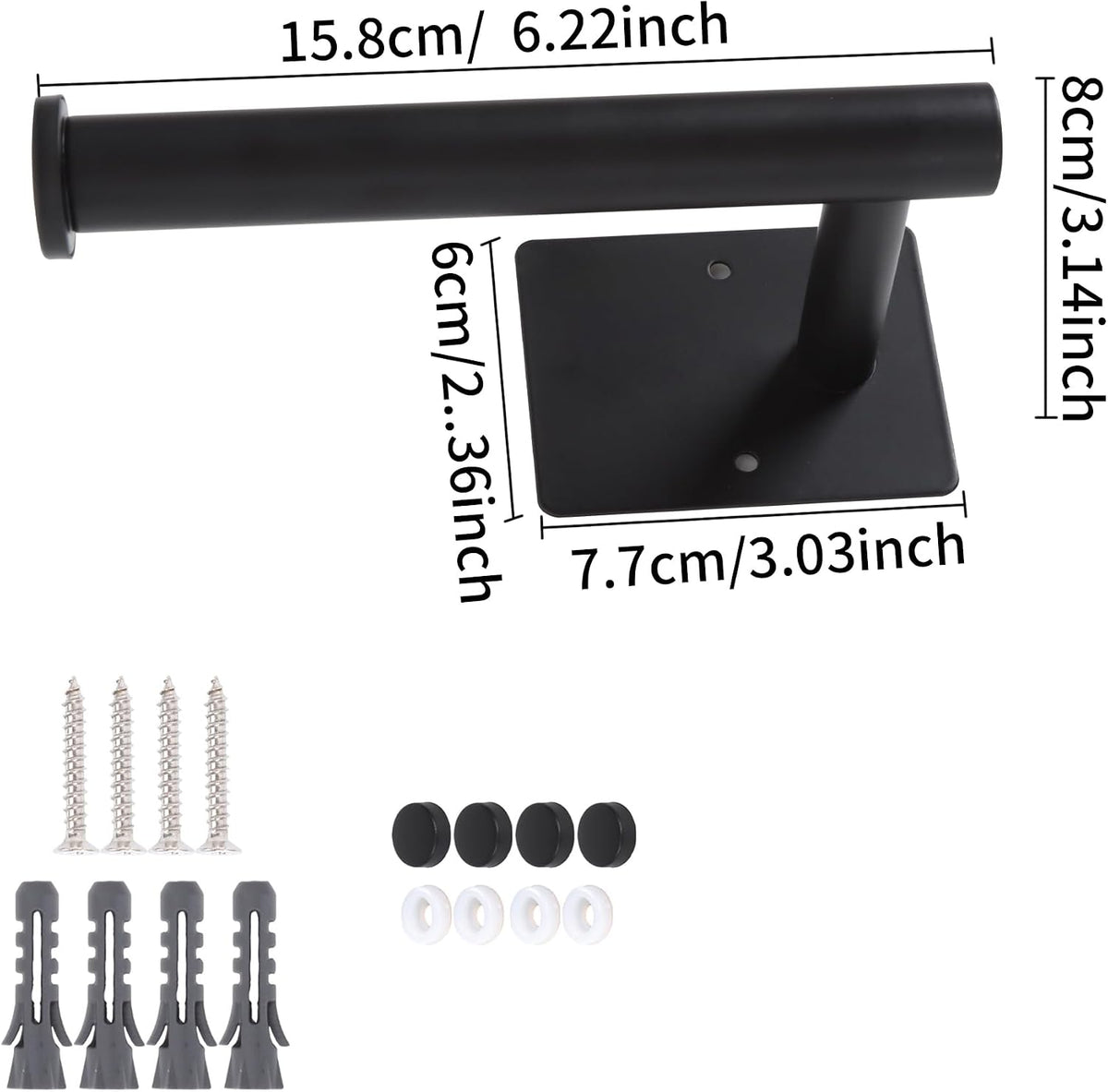 4 Pack No Drill Curtain Holdbacks Adhesive Curtain Tiebacks, Black