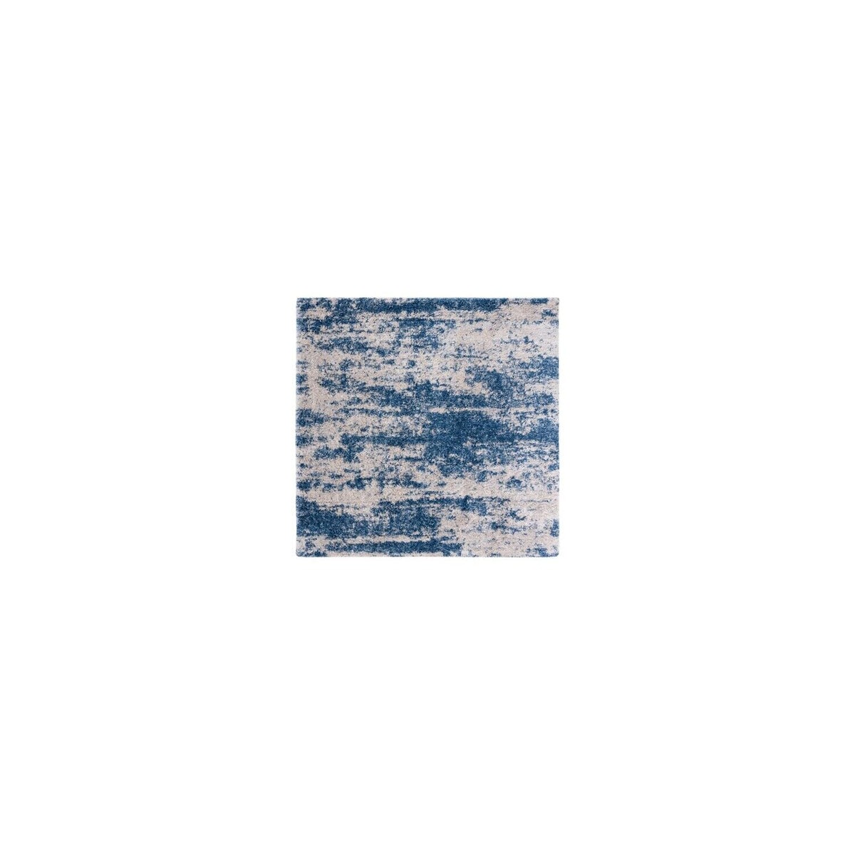 SAFAVIEH Berber Shag Rug 8x10, Large Grey Blue & Cream BER219G