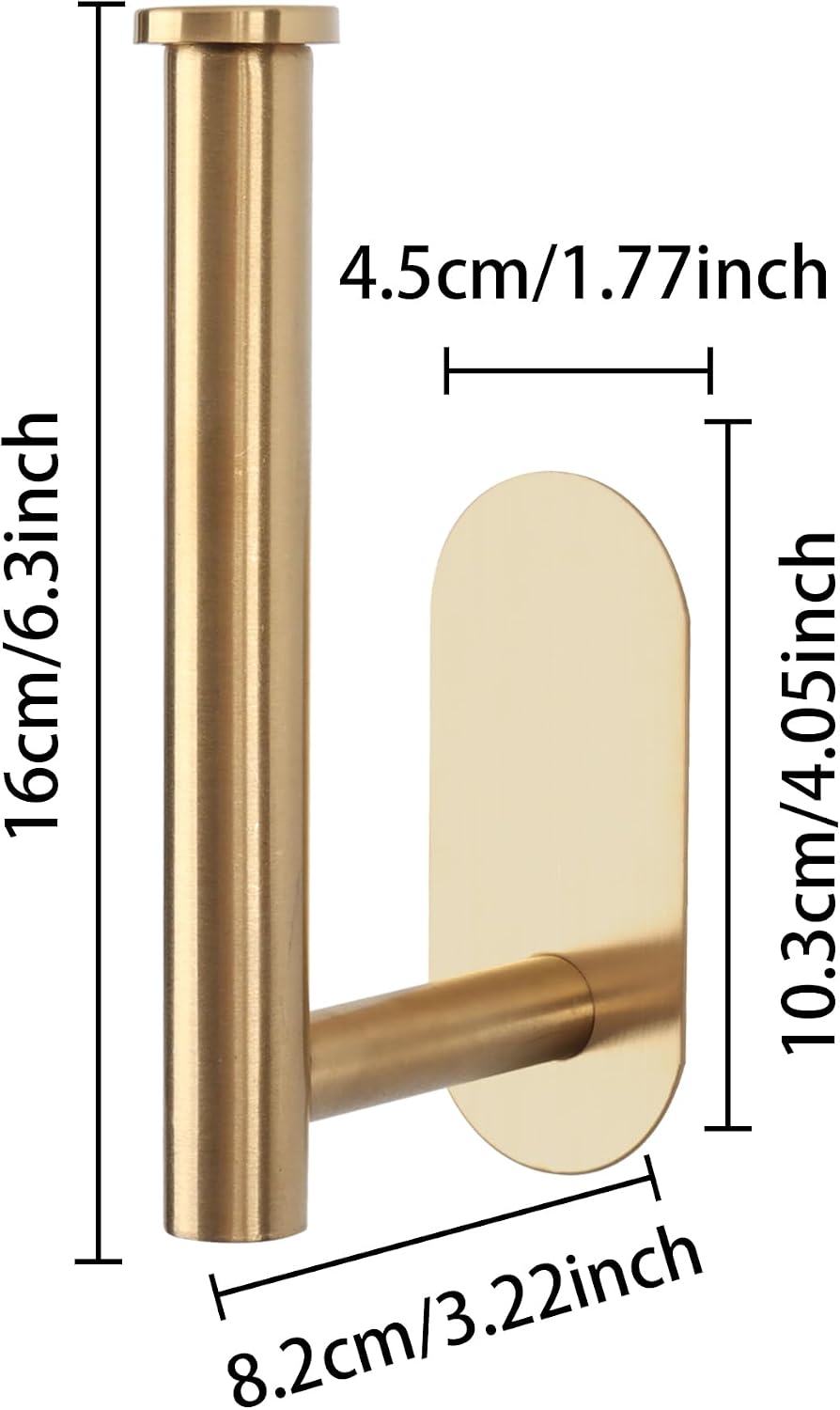 Groleca 2 Pack Adhesive Curtain Holdbacks Curtain Tie Backs, Gold