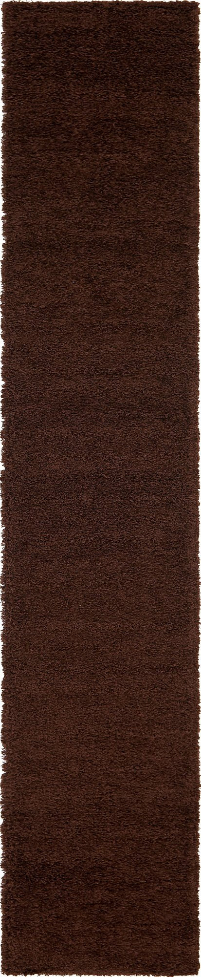 Unique Loom Solid Shag Collection Area Rug (8' x 10' Rectangle, Sandy Brown)