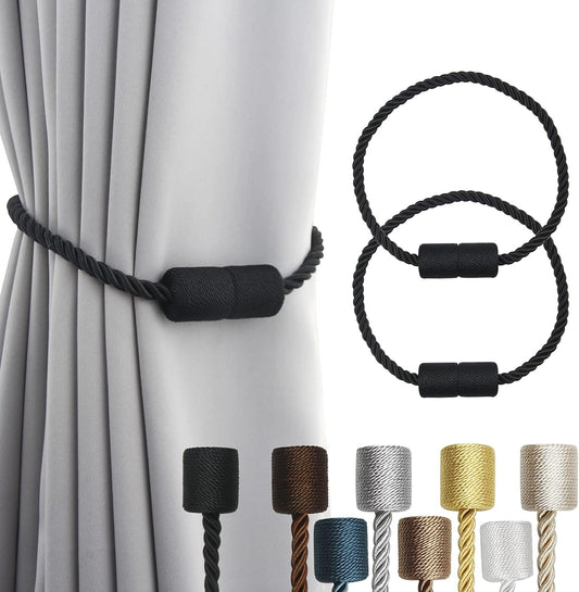 Magnetic Curtain Tiebacks Holdbacks Decorative Tie Backs for Windows Porlau