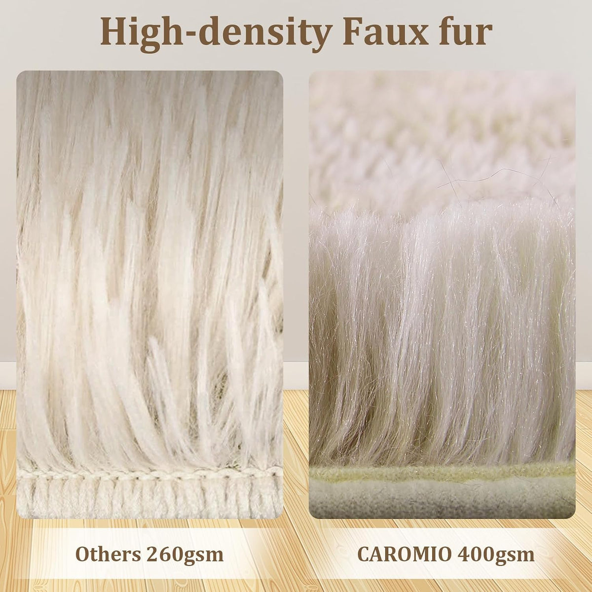 CAROMIO 10x13 Fluffy Area Rugs for Living Room Large Plush Shag Rug