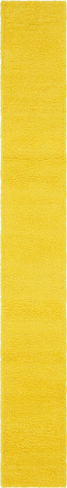Unique Loom Solid Shag Collection Area Rug (8' x 10' Rectangle, Sandy Brown)