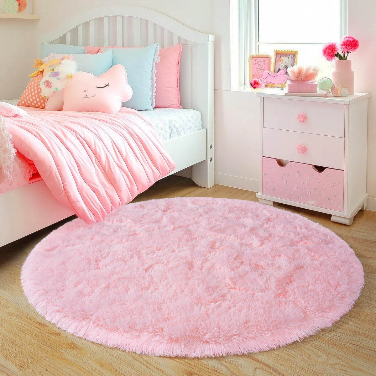 8x10 Area Rugs for Living Room, Ultra Soft Large Shag Black Bedroom Rug Upgrade Non-Slip Plush Modern Fluffy Carpet for Kids Boys Girls Room Home Decor Aesthetic