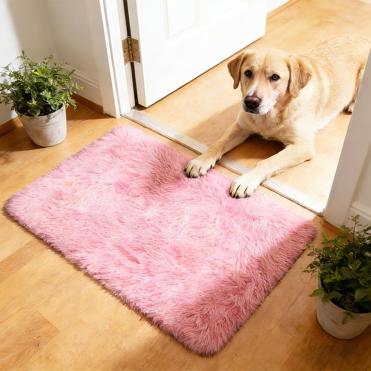 8x10 Fluffy Area Rugs for Living Room,Geometric Shag Area Rug for Bedroom