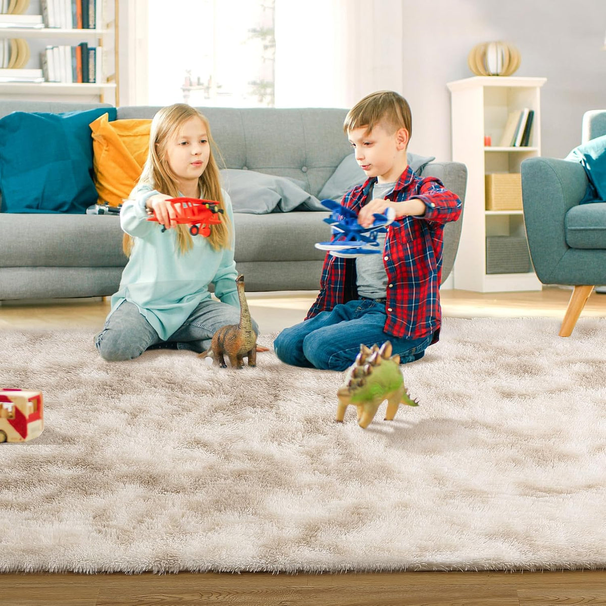 CAROMIO 10x13 Fluffy Area Rugs for Living Room Large Plush Shag Rug