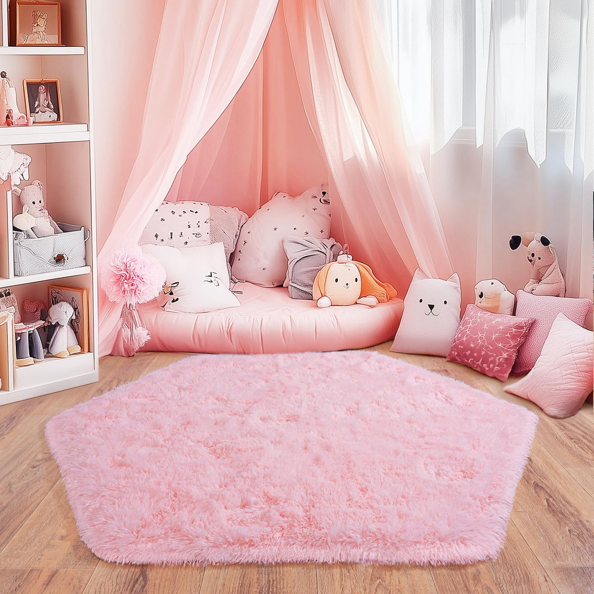8x10 Area Rugs for Living Room, Ultra Soft Large Shag Black Bedroom Rug Upgrade Non-Slip Plush Modern Fluffy Carpet for Kids Boys Girls Room Home Decor Aesthetic