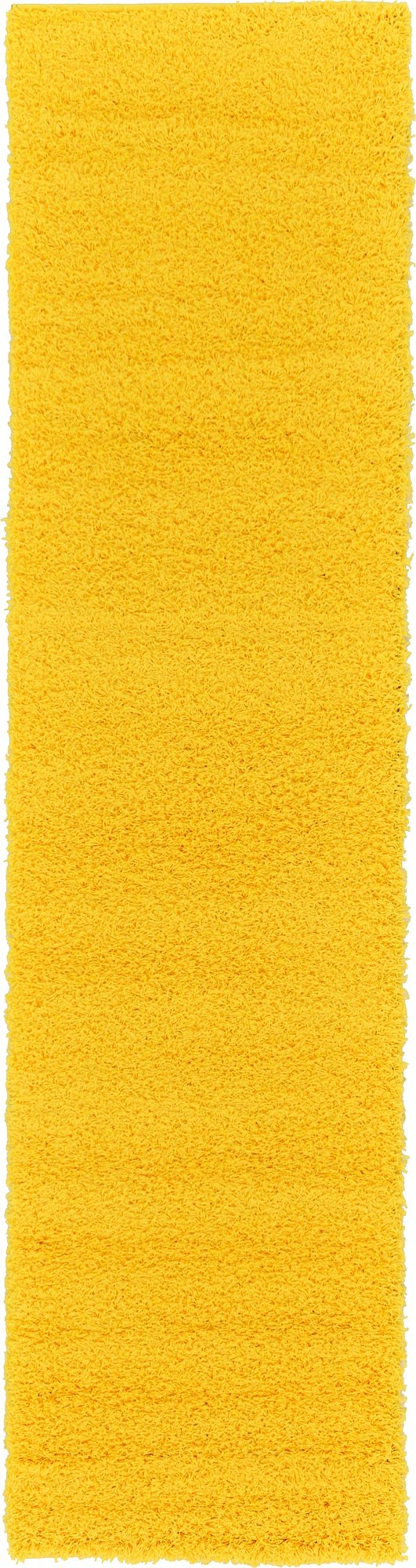Unique Loom Solid Shag Collection Area Rug (8' x 10' Rectangle, Sandy Brown)