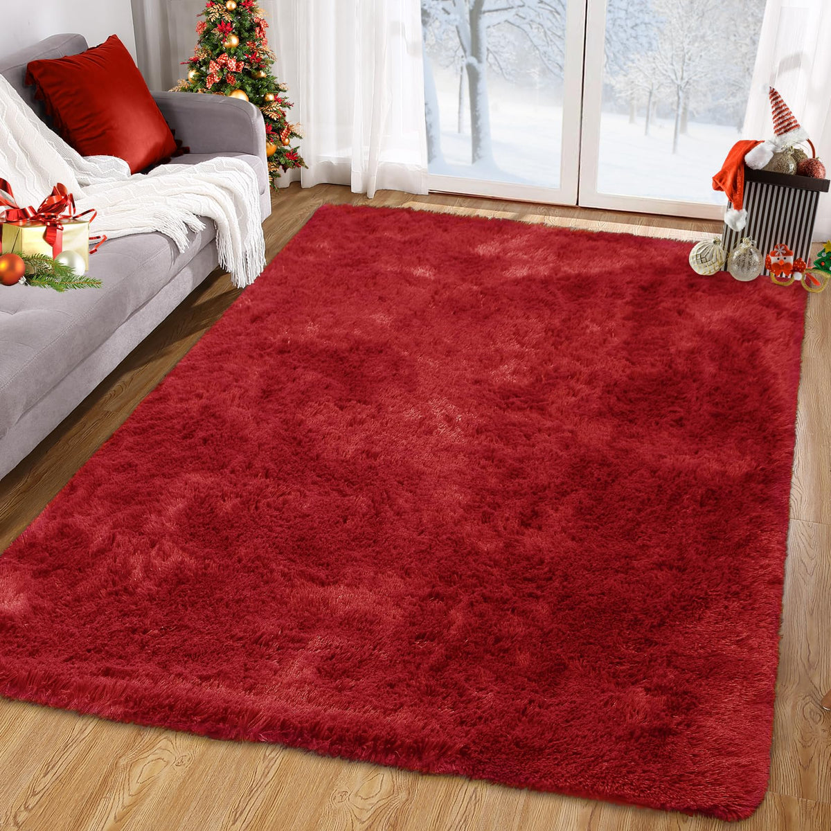 CAROMIO 10x13 Fluffy Area Rugs for Living Room Large Plush Shag Rug