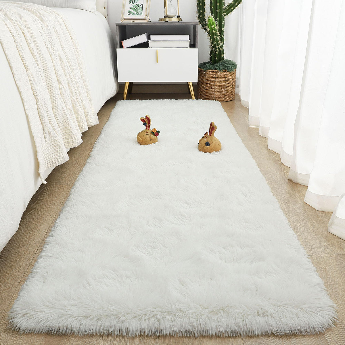 Tepook Fluffy Large Rugs for Living Room, 8x10 Area Rugs for Bedroom