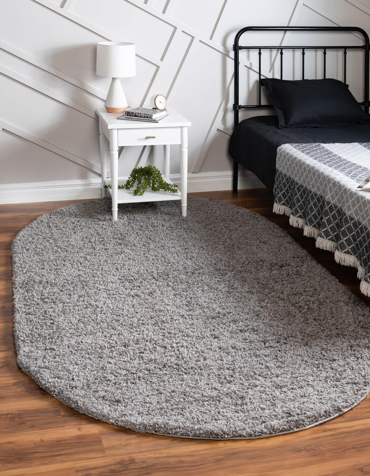 Unique Loom Solid Shag Collection Area Rug (8' x 10' Rectangle, Sandy Brown)