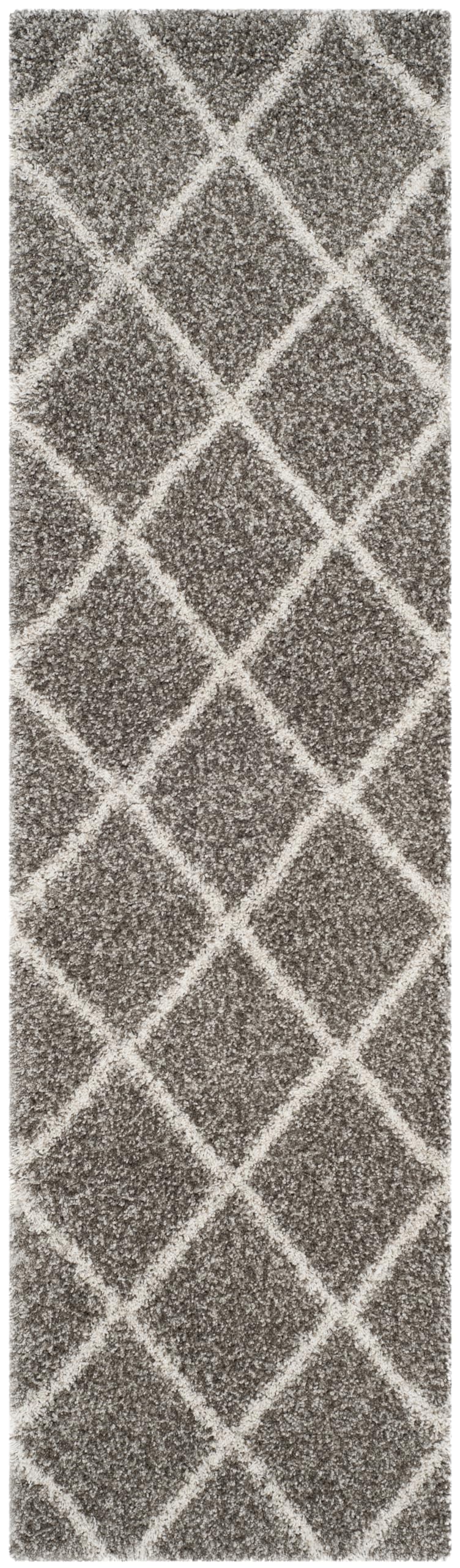 SAFAVIEH Hudson Shag Rug 8'x10', Soft Plush Moroccan Ivory & Beige SGH281D