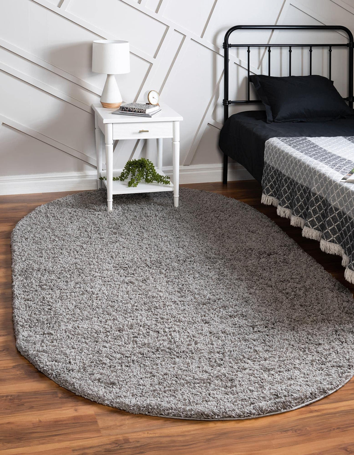 Unique Loom Solid Shag Collection Area Rug (8' x 10' Rectangle, Sandy Brown)