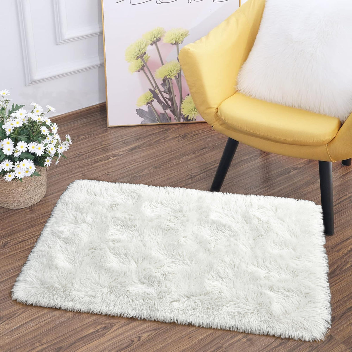 Tepook Fluffy Large Rugs for Living Room, 8x10 Area Rugs for Bedroom