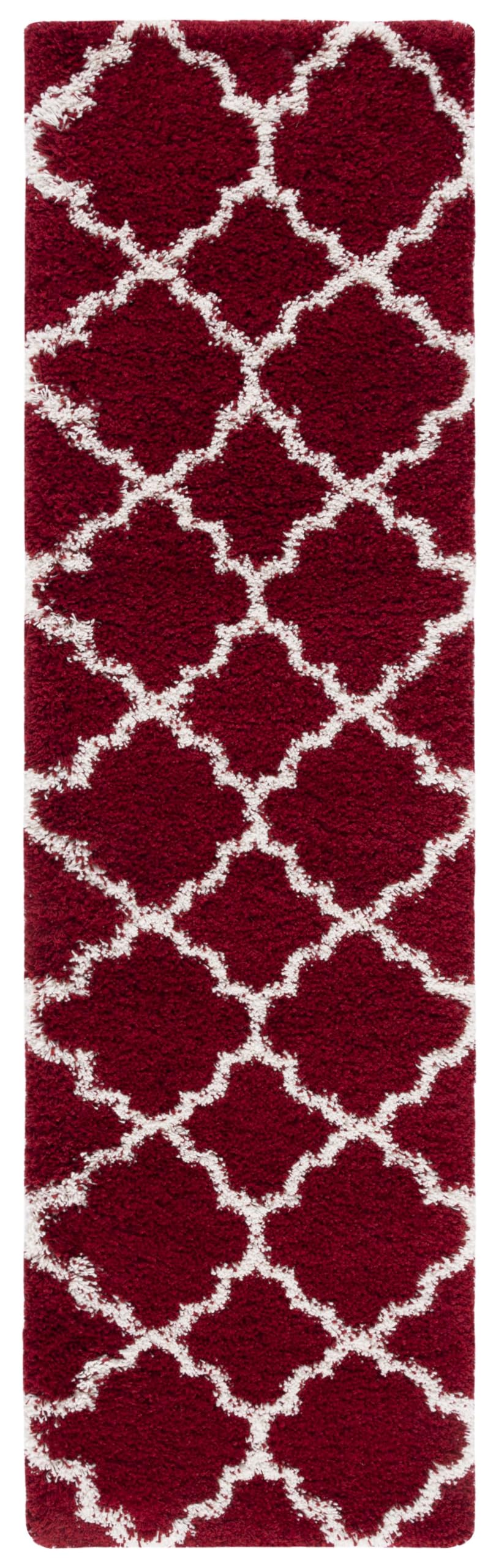 SAFAVIEH Hudson Shag Rug 9'x12', Soft Plush Modern Navy & Ivory SGH282C
