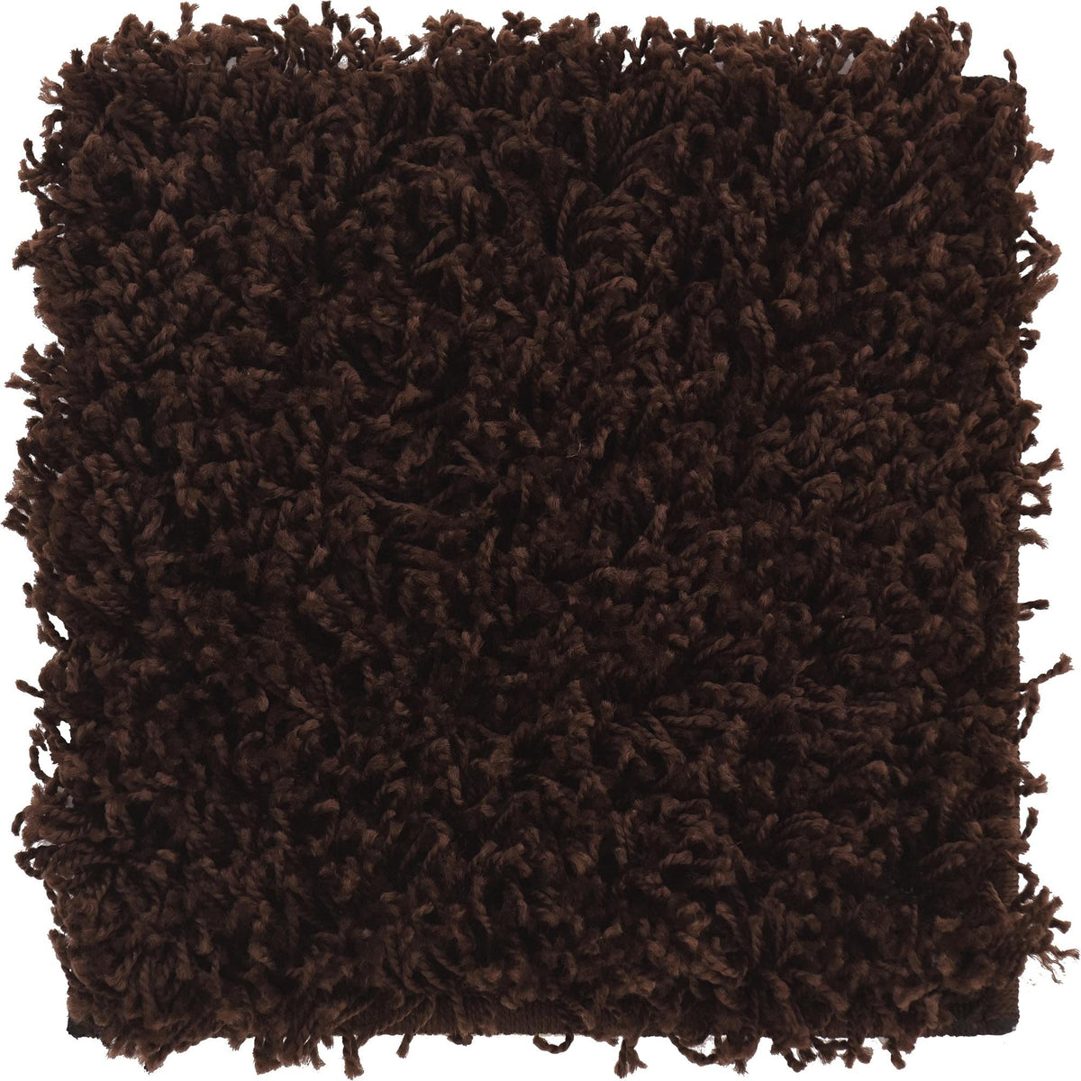 Unique Loom Solid Shag Collection Area Rug (8' x 10' Rectangle, Sandy Brown)