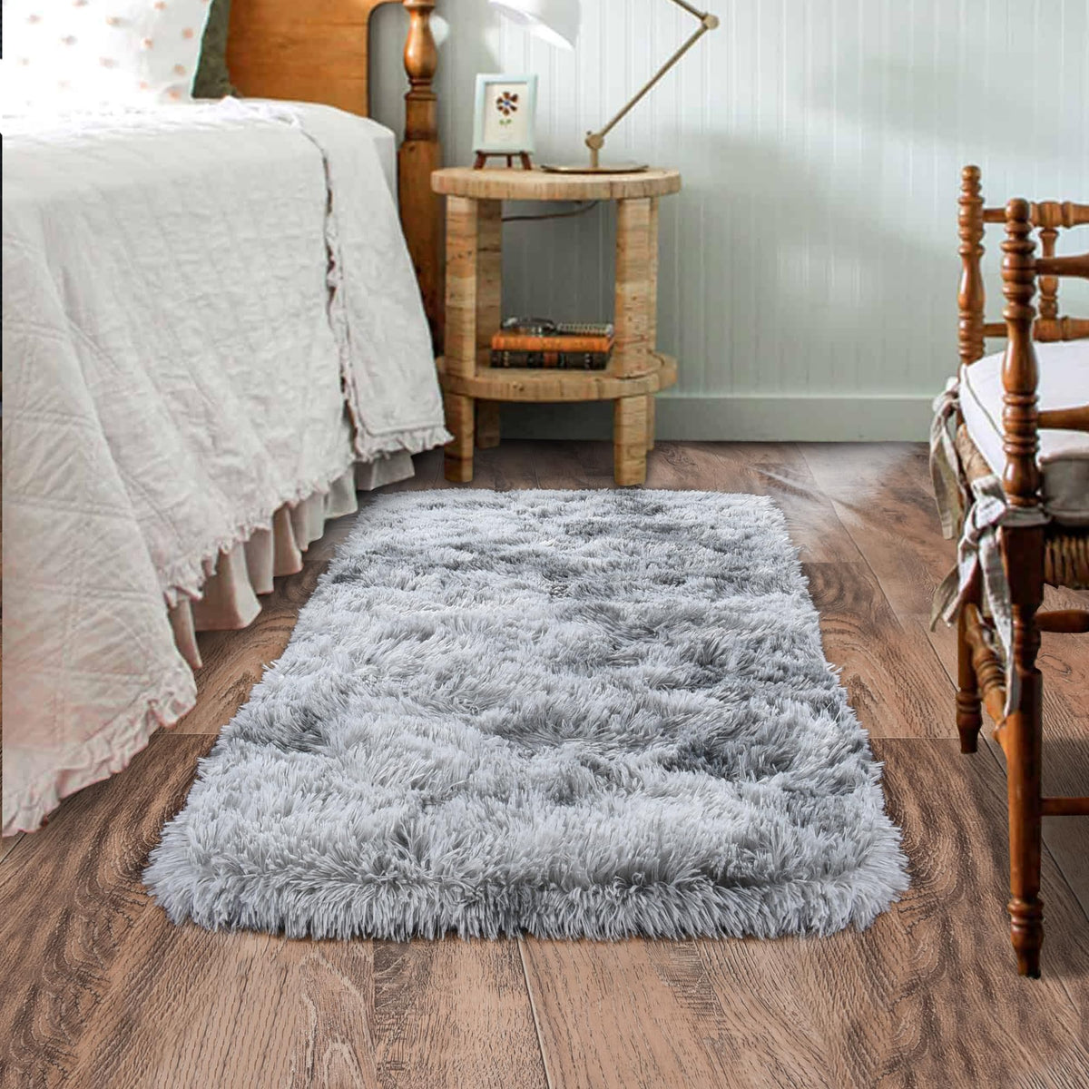 8x10 Area Rugs for Living Room, Ultra Soft Large Shag Black Bedroom Rug Upgrade Non-Slip Plush Modern Fluffy Carpet for Kids Boys Girls Room Home Decor Aesthetic