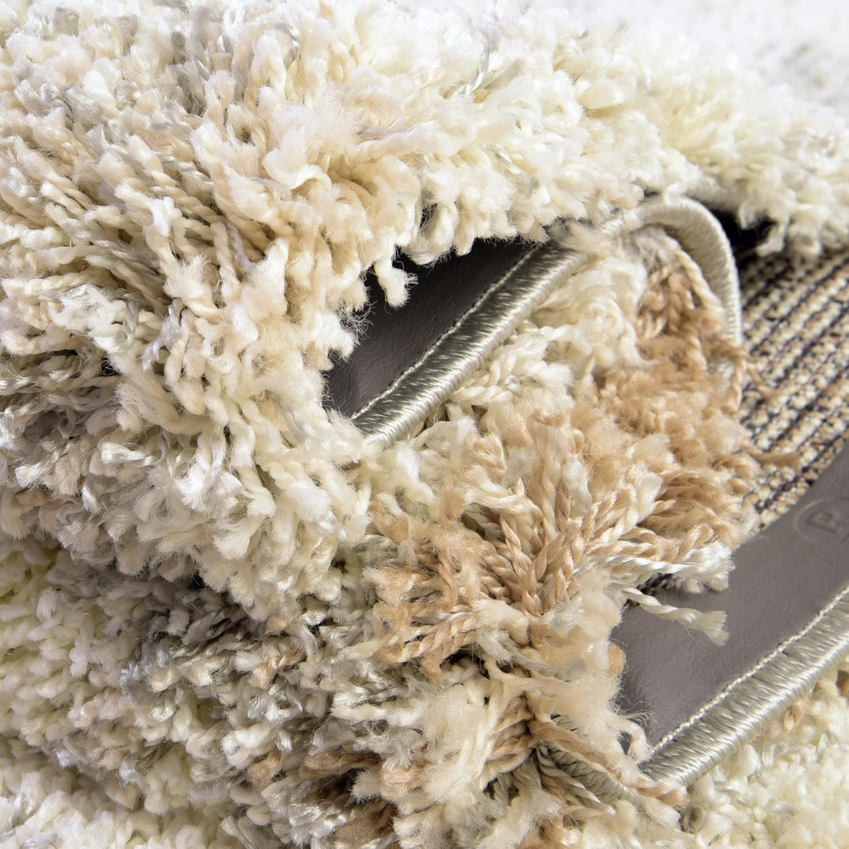 Rugs.com - Soft Touch Shag Rug – 7' 1 x 10' Khaki Shag Rug – Plush Easy-Clean Area Rug, Ideal for Bedrooms, Living Rooms, and Offices
