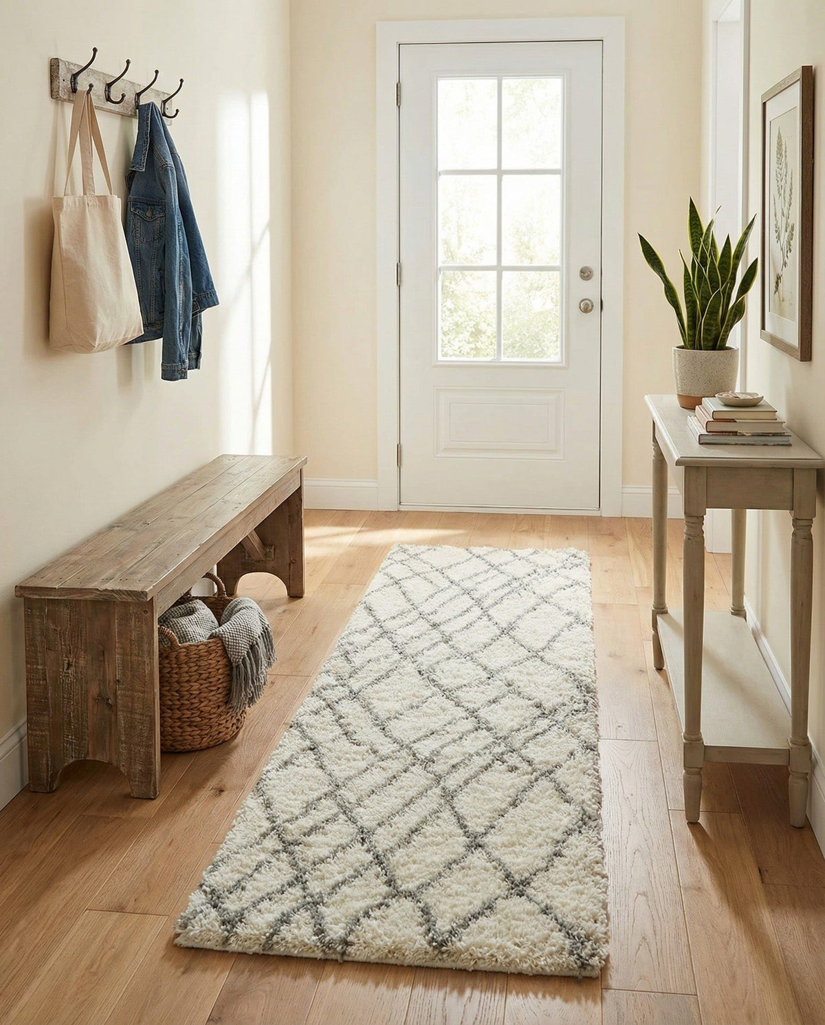 Rugs.com - Soft Touch Shag Rug – 6' 1 x 9' Sage Green Plush Shag Rug – Ultra Soft High Pile Area Rug for Bedroom, Living Room, and Home Office