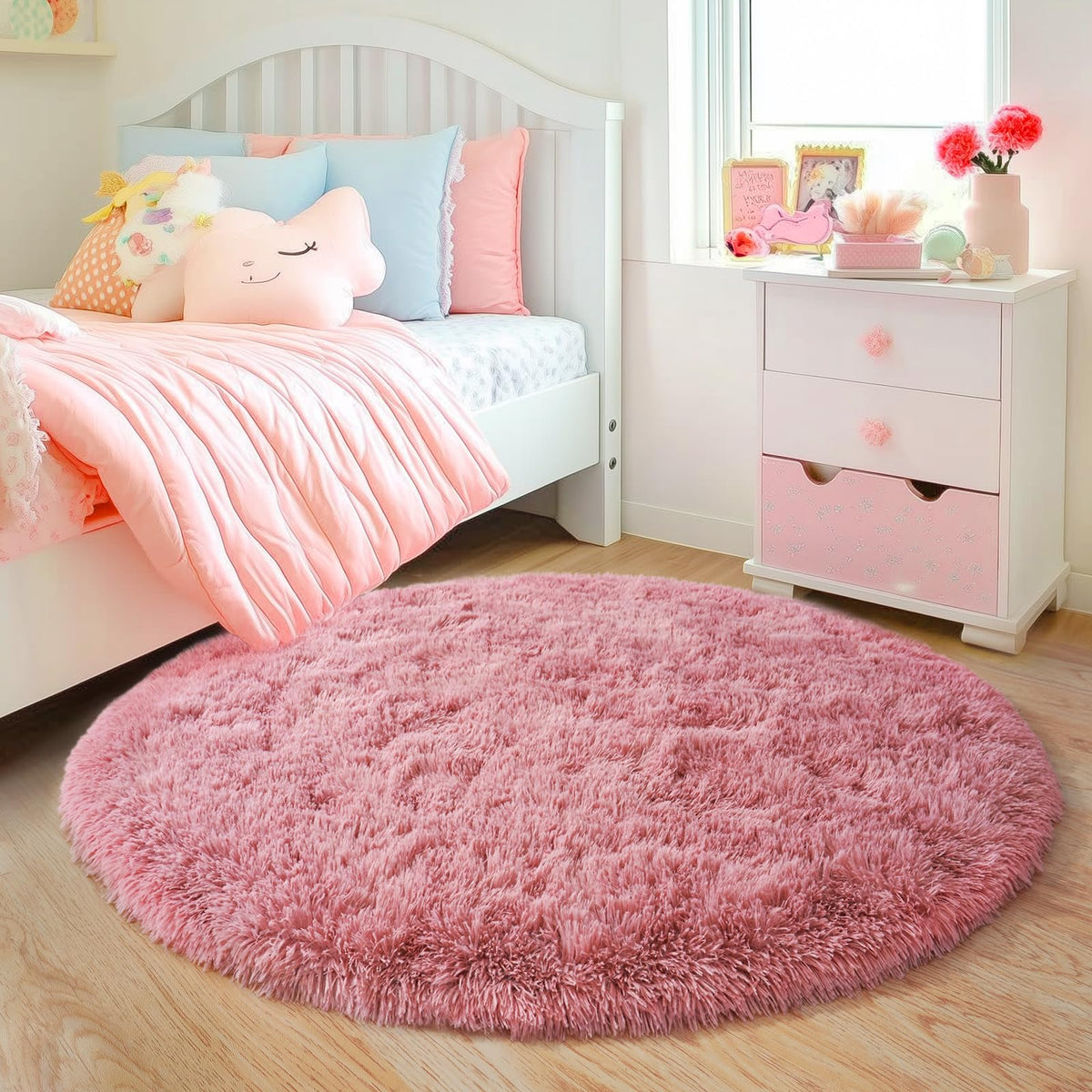 8x10 Area Rugs for Living Room, Ultra Soft Large Shag Black Bedroom Rug Upgrade Non-Slip Plush Modern Fluffy Carpet for Kids Boys Girls Room Home Decor Aesthetic