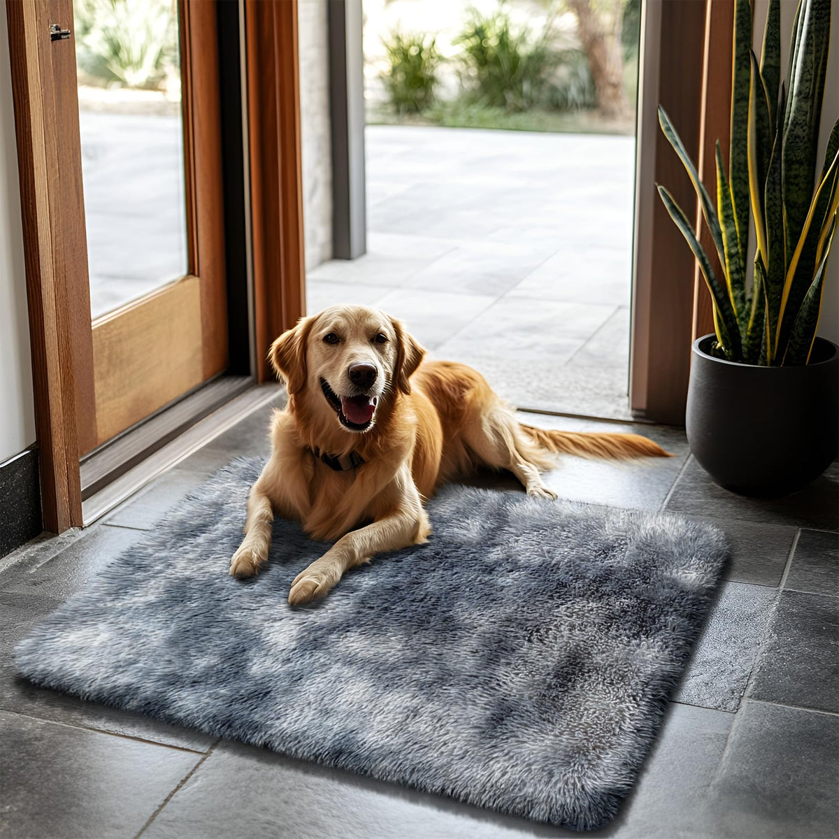 8x10 Fluffy Area Rugs for Living Room,Geometric Shag Area Rug for Bedroom