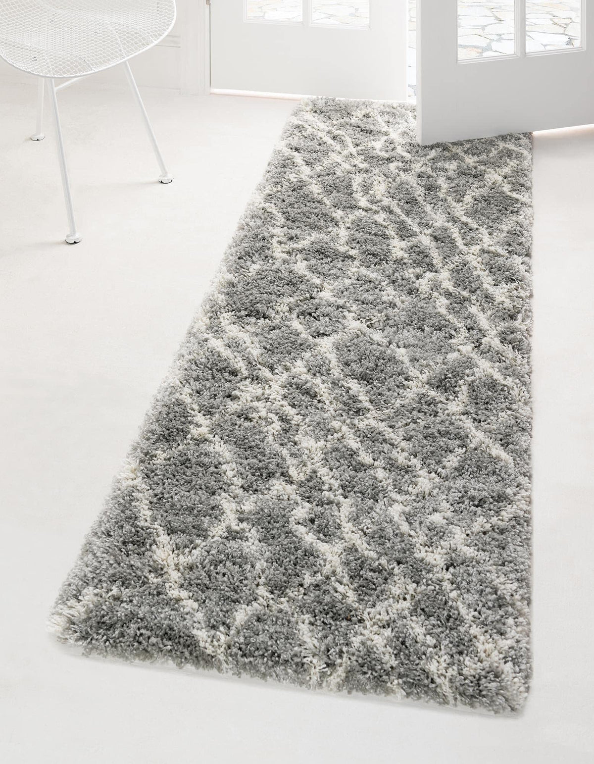 Rugs.com - Soft Touch Shag Rug – 6' 1 x 9' Sage Green Plush Shag Rug – Ultra Soft High Pile Area Rug for Bedroom, Living Room, and Home Office