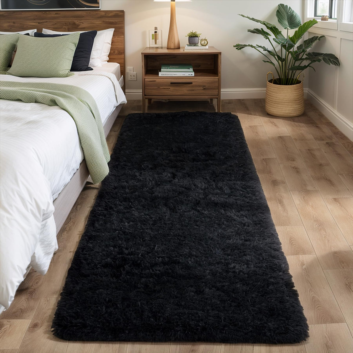 Orange 8x10 Area Rugs for Living Room Bedroom, Soft Plush Fluffy Large Rug