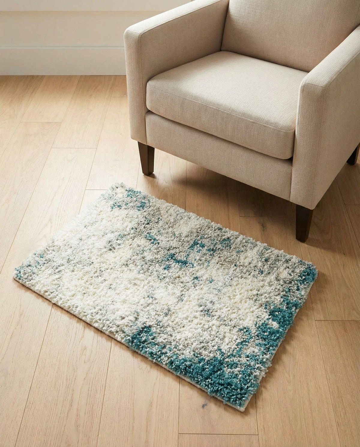 Rugs.com - Soft Touch Shag Rug – 7' 1 x 10' Khaki Shag Rug – Plush Easy-Clean Area Rug, Ideal for Bedrooms, Living Rooms, and Offices