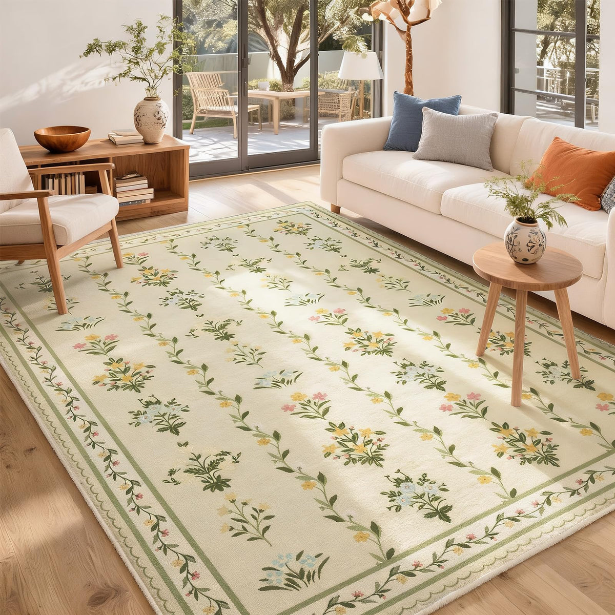 9x12 Large Shaggy Non-Slip Tie-Dyed Area Rugs for Living Room Grey