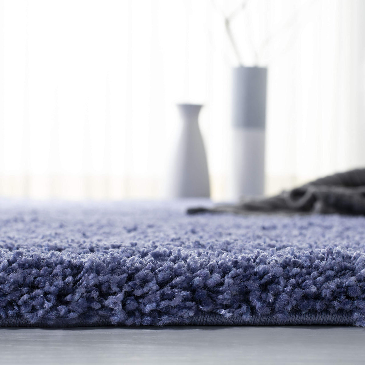 SAFAVIEH Area Rug 8x10 - California Shag Collection - Large - Beige, Non-Shedding & Easy to Clean, Ultra Plush Thick Pile, Ideal for Living Room, Bedroom, Dining Space (SG151-1313)