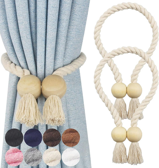 Magnetic Curtain Tiebacks Decorative Tie Back Drapes Holdbacks Nieffeiy
