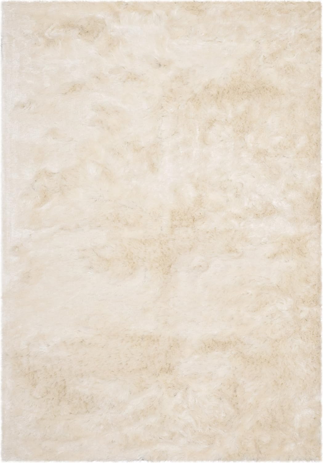 SAFAVIEH Paris Shag Rug 6'x9', Soft Plush Modern Ivory SG511-1212