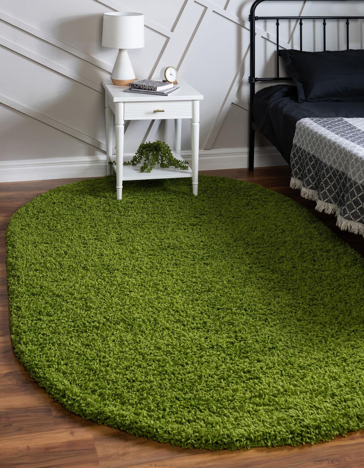 Unique Loom Solid Shag Collection Area Rug (8' x 10' Rectangle, Sandy Brown)
