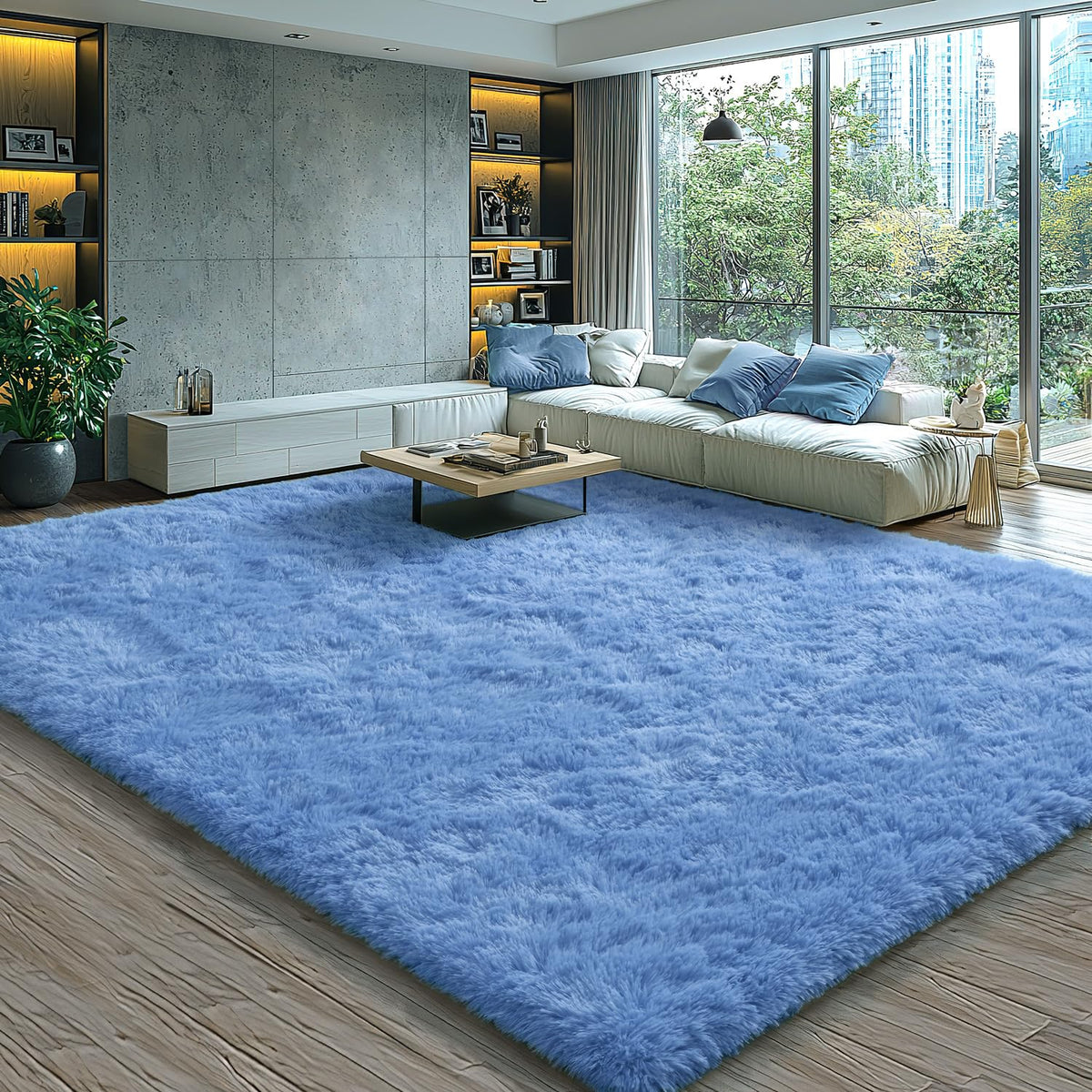 EVOIONOS Pink Round Rug for Bedroom, 4x4 Ft Fluffy Soft Circle Area Rugs for Living Room, Plush Shaggy Circular Carpet for Indoor Floor Bedside Girls Nursery, Machine-Washable Home Decor Aesthetic