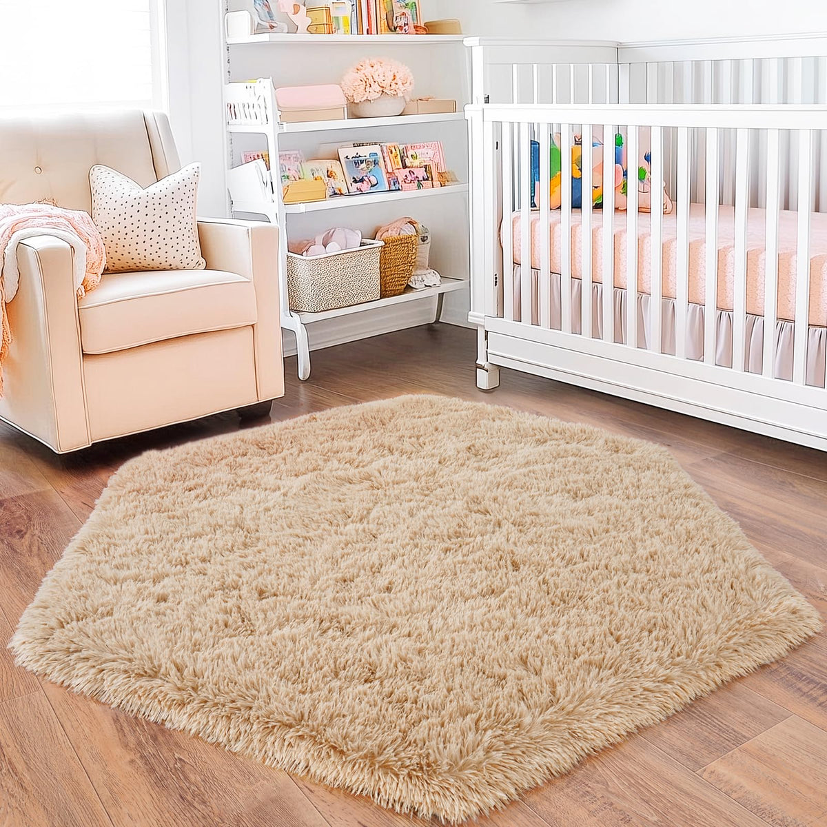 8x10 Area Rugs for Living Room, Ultra Soft Large Shag Black Bedroom Rug Upgrade Non-Slip Plush Modern Fluffy Carpet for Kids Boys Girls Room Home Decor Aesthetic