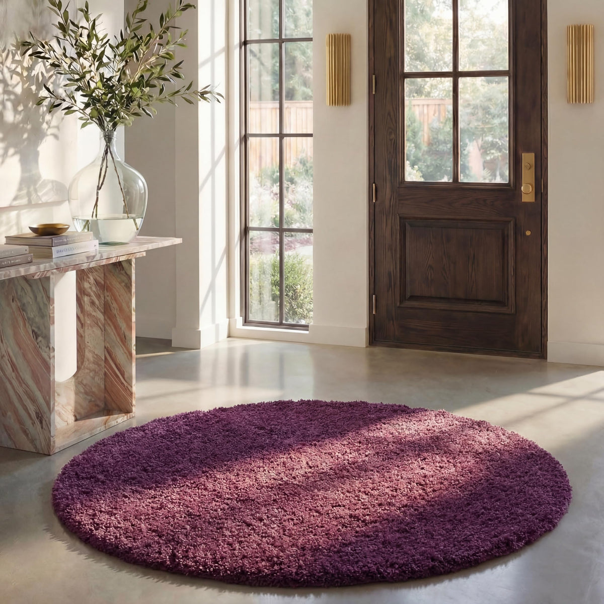 SAFAVIEH August Shag Rug 8'x10', Soft Plush Modern Ivory AUG900C