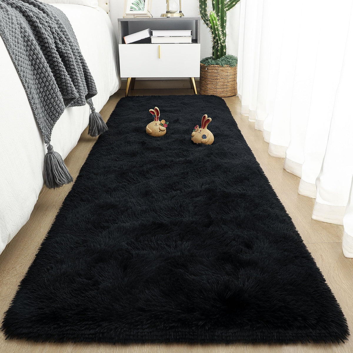 Tepook Fluffy Large Rugs for Living Room, 8x10 Area Rugs for Bedroom