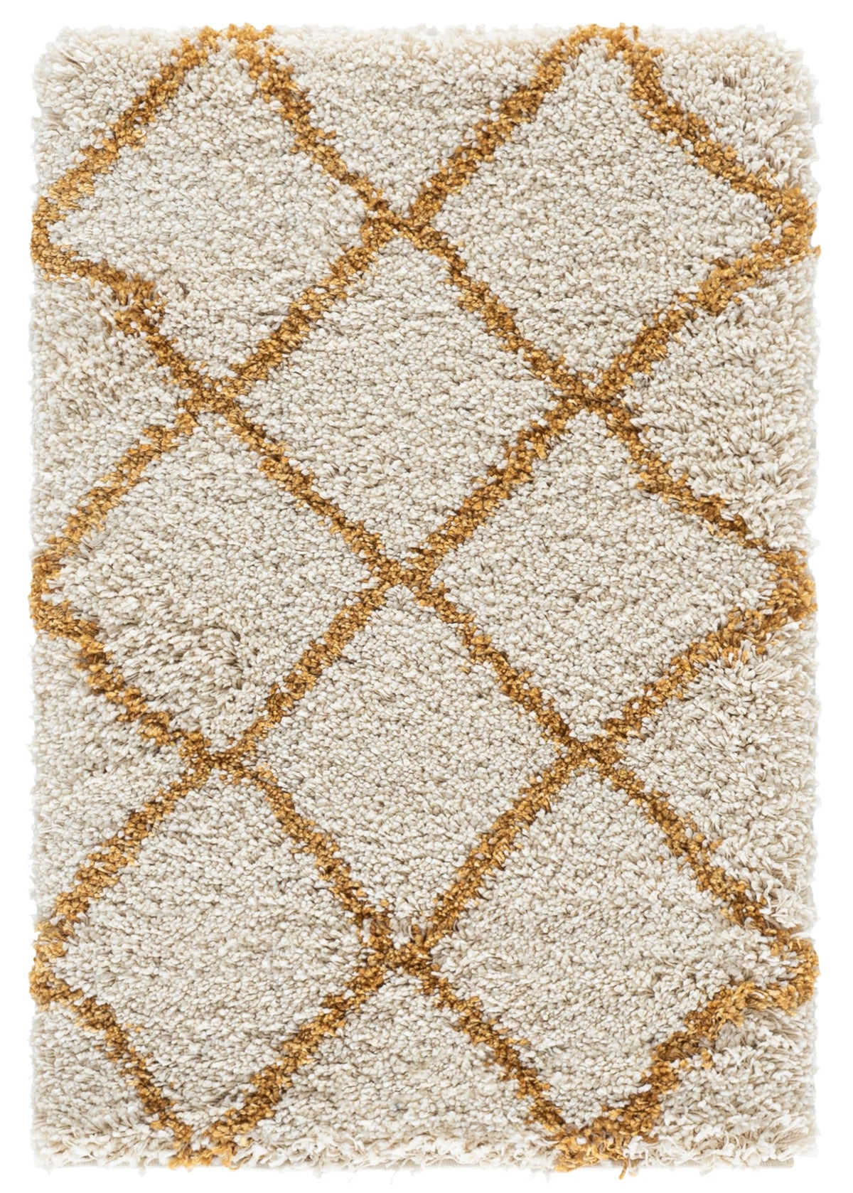SAFAVIEH Hudson Shag Rug 8'x10', Soft Plush Moroccan Ivory & Beige SGH281D