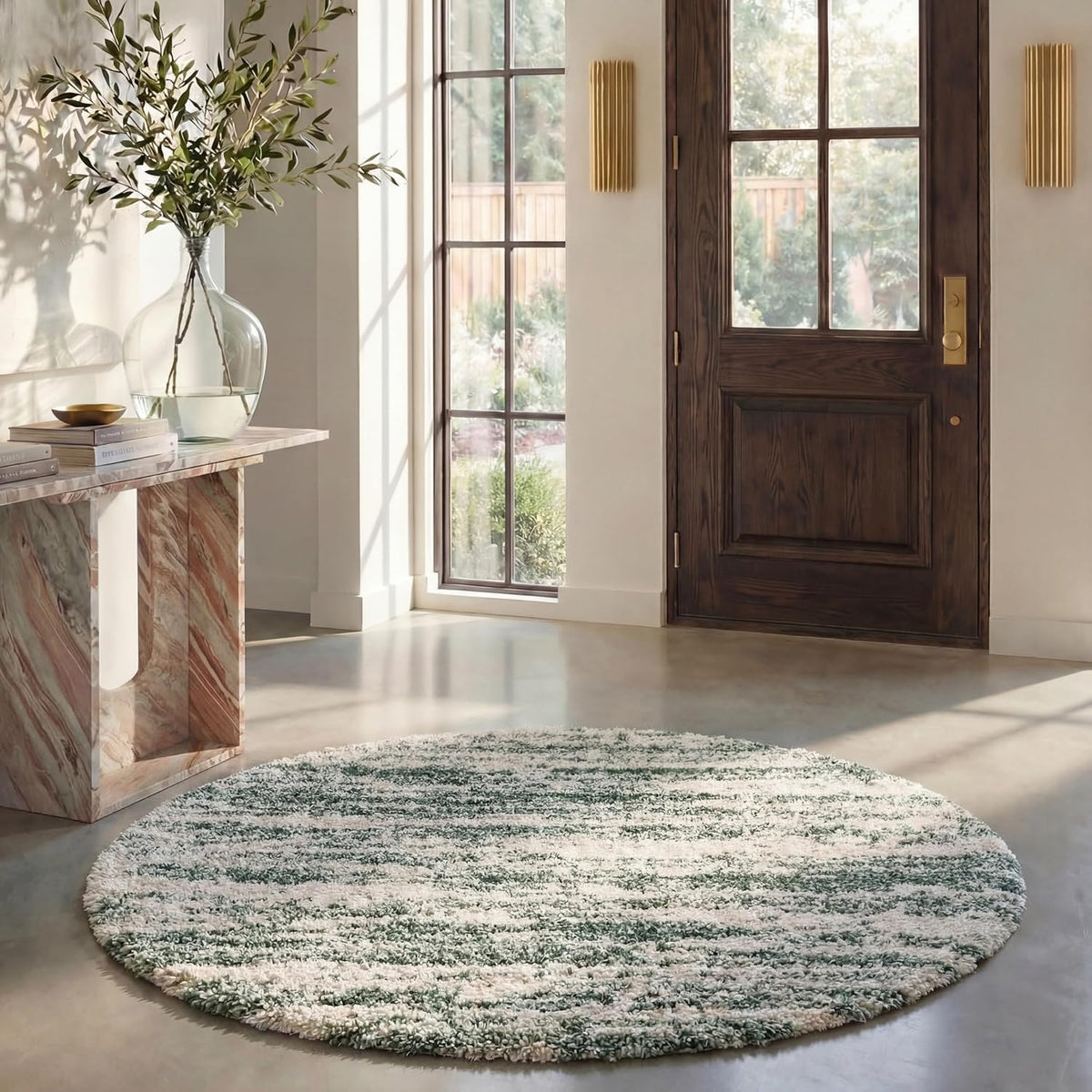 SAFAVIEH Hudson Shag Rug 8x10, Large Ivory & Beige SGH206B