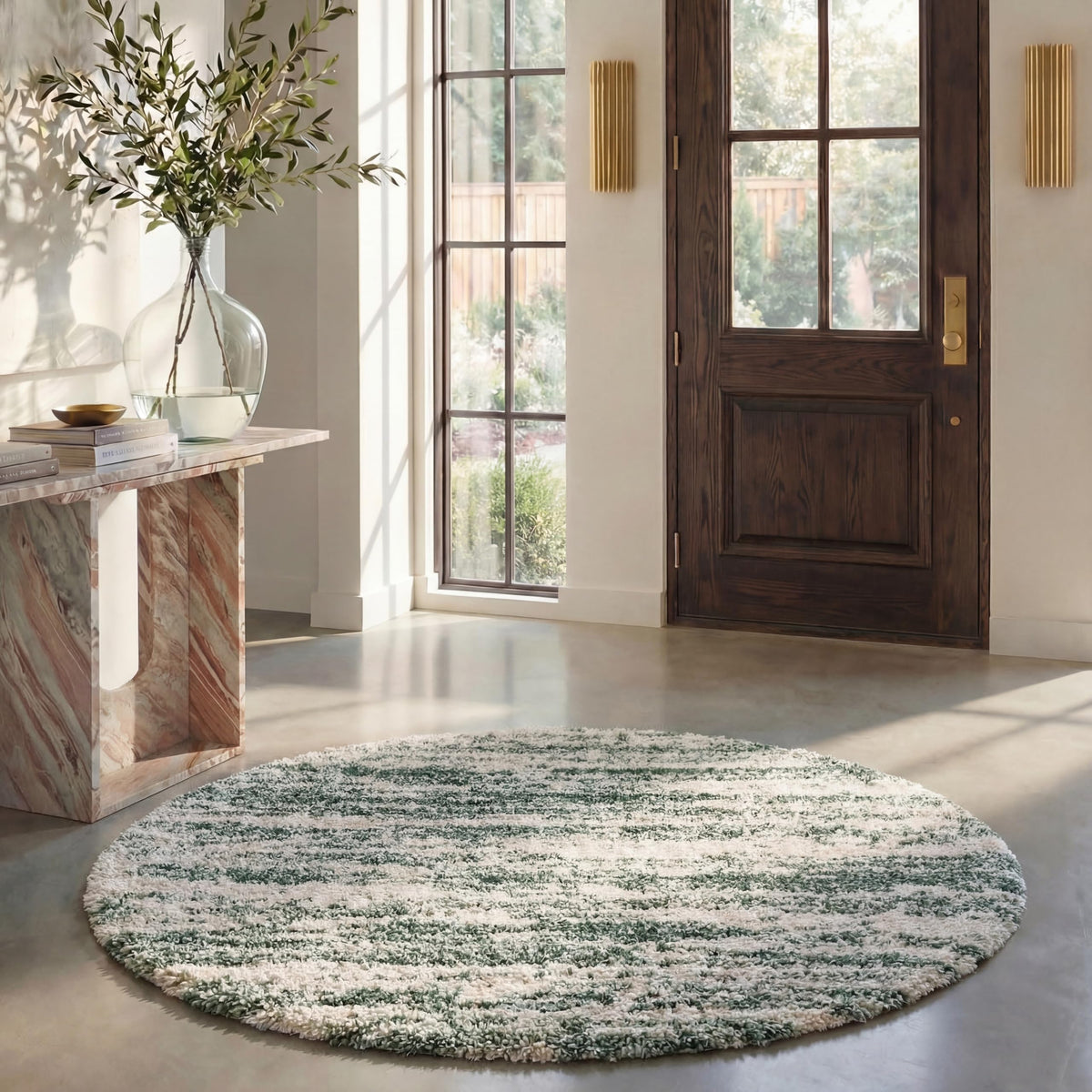 SAFAVIEH Hudson Shag Rug 8x10, Large Ivory & Beige SGH206B