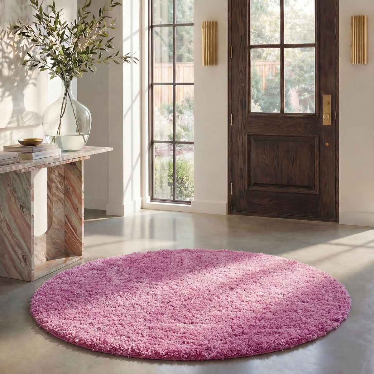 SAFAVIEH Area Rug 8x10 - California Shag Collection - Large - Beige, Non-Shedding & Easy to Clean, Ultra Plush Thick Pile, Ideal for Living Room, Bedroom, Dining Space (SG151-1313)