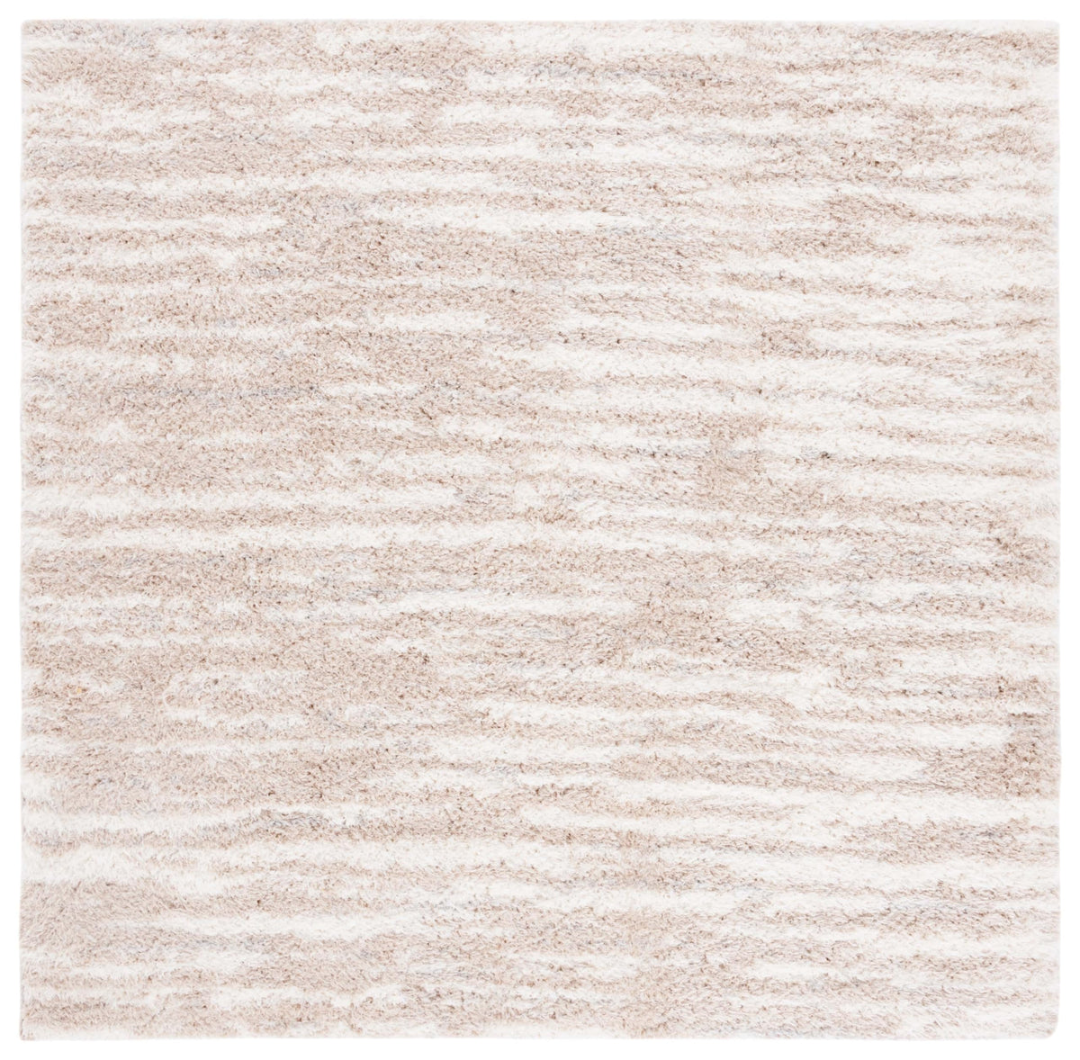 SAFAVIEH Area Rug 8x10 - Lindsay Shag Collection - Large - Beige & Ivory, Non-Shedding & Easy Cleaning, Ultra Plush Thick Pile, Ideal for Living Room, Bedroom, Dining Space (LNS554B)
