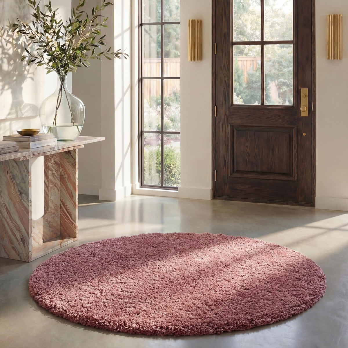 SAFAVIEH Area Rug 8x10 - California Shag Collection - Large - Beige, Non-Shedding & Easy to Clean, Ultra Plush Thick Pile, Ideal for Living Room, Bedroom, Dining Space (SG151-1313)