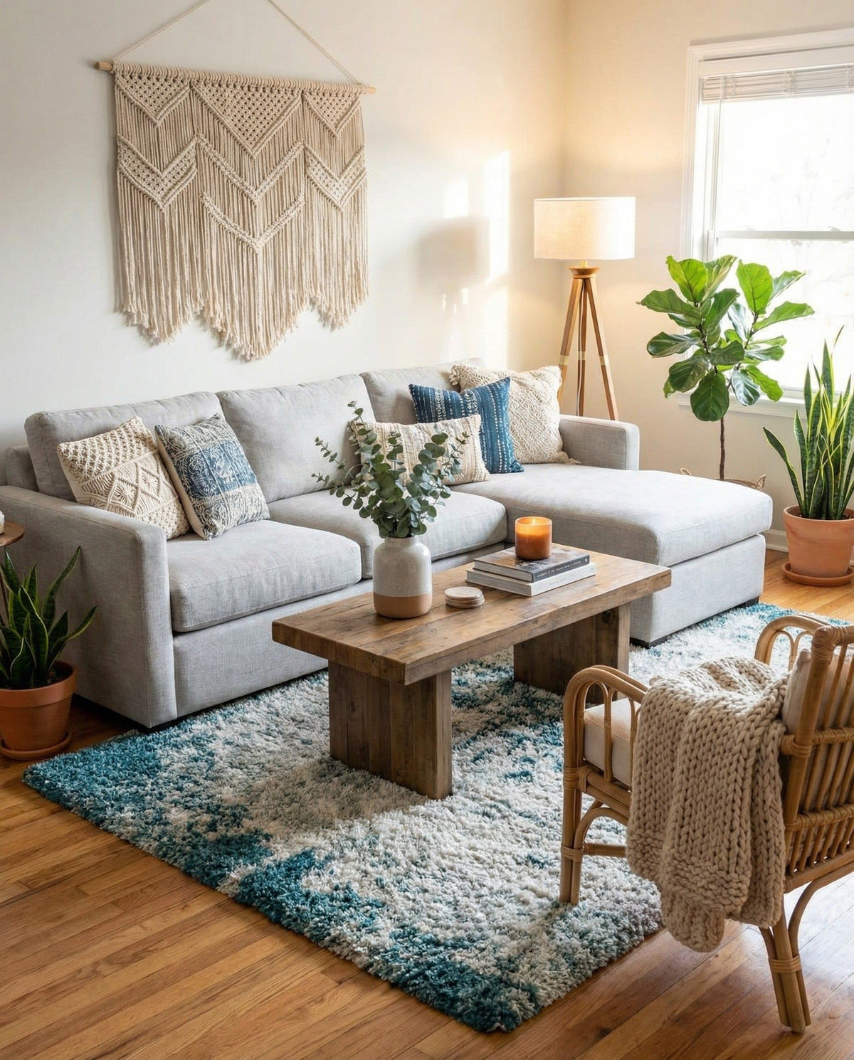 Rugs.com - Soft Touch Shag Rug – 7' 1 x 10' Khaki Shag Rug – Plush Easy-Clean Area Rug, Ideal for Bedrooms, Living Rooms, and Offices