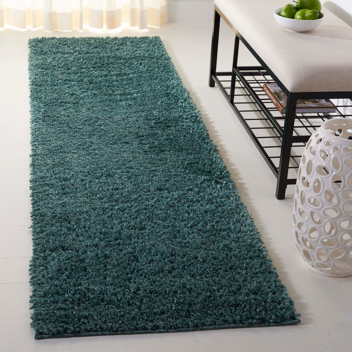 SAFAVIEH August Shag Rug 8'x10', Soft Plush Modern Ivory AUG900C