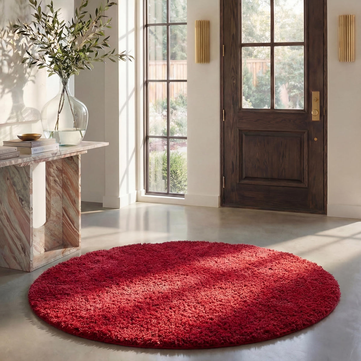 SAFAVIEH August Shag Rug 8'x10', Soft Plush Modern Ivory AUG900C