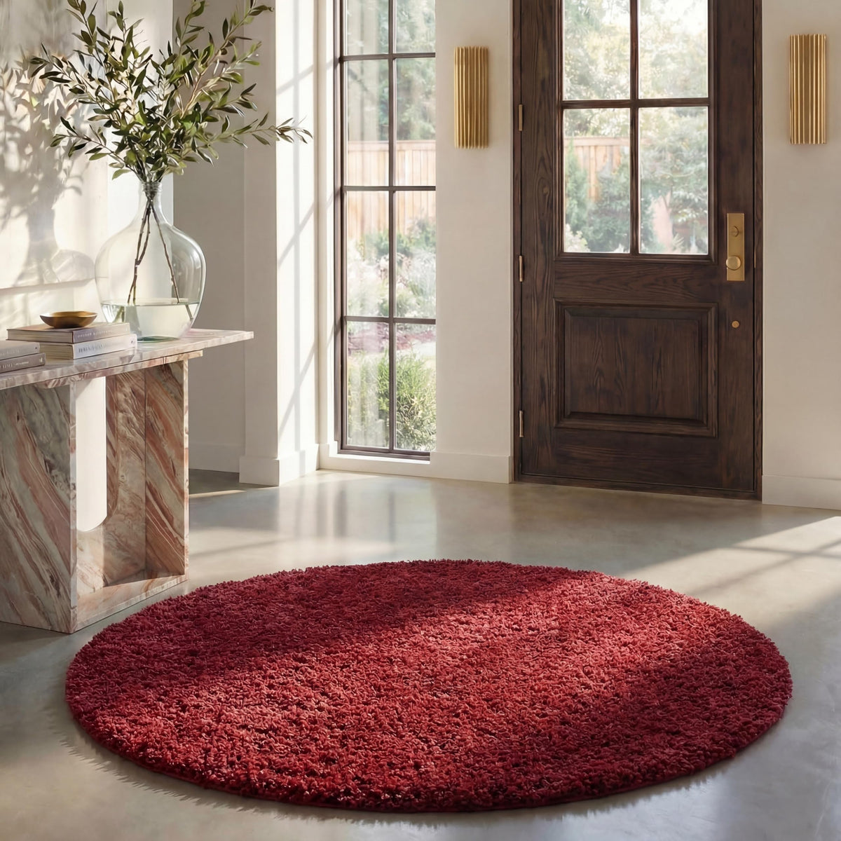 SAFAVIEH August Shag Rug 8'x10', Soft Plush Modern Ivory AUG900C